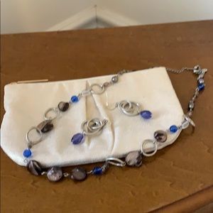 Necklace and earrings